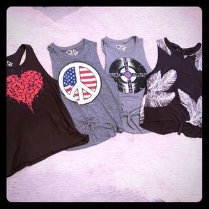 Lot of 4 Chaser Tanks